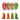 PLA Silk Dual-Color Filament,1.75mm±0.03mm(250g),Total 4 Rolls