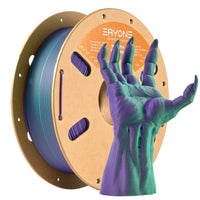 PLA Matte Gradient Dual-Color Filament - 1.75mm±0.03mm (1kg) - Purple&Green