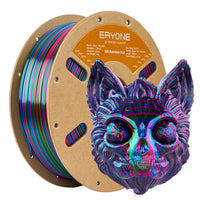 PLA Silk Triple-Color Filament - 1.75mm±0.03mm (1kg) - 1KG / Dark Green & Midnight Blue & Black