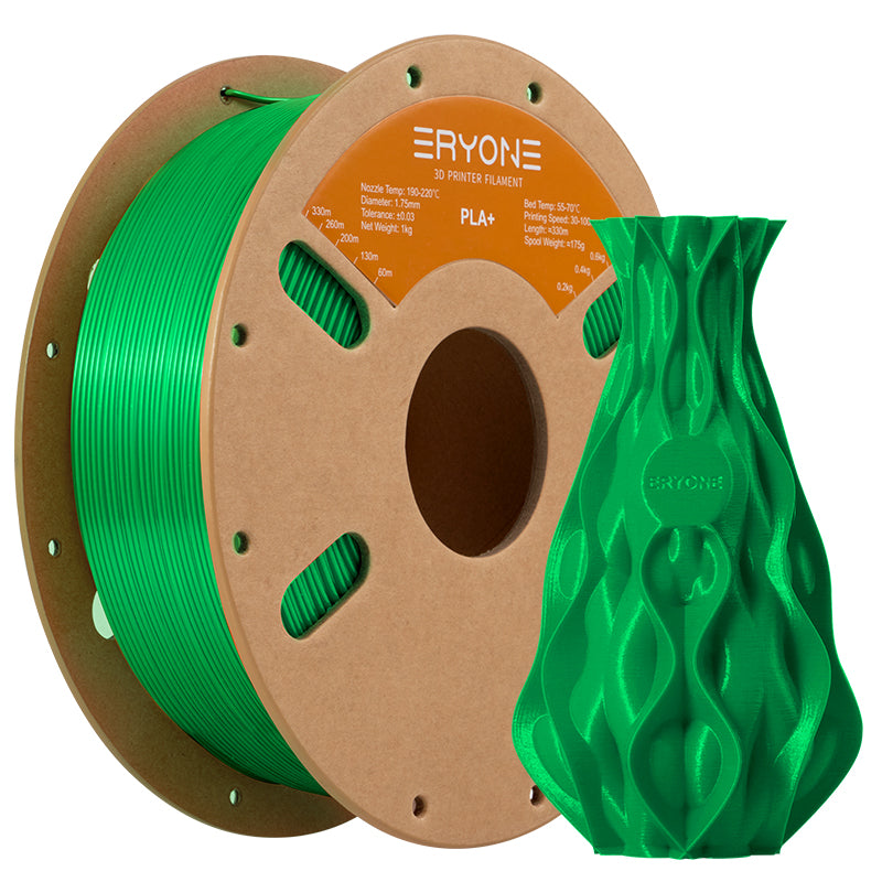 ERYONE PLA+ Filamento para Impresora 3D, Precisión dimensional +/- 0.05 mm 1kg (2.2LBS)/Spool, 1.75mm