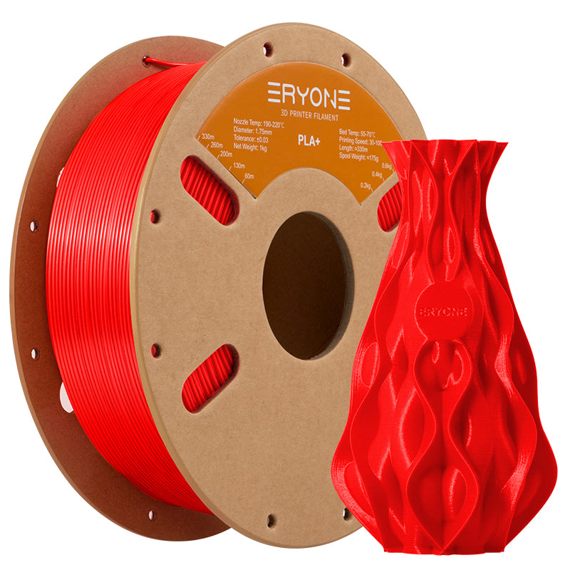 ERYONE PLA+ Filamento para Impresora 3D, Precisión dimensional +/- 0.05 mm 1kg (2.2LBS)/Spool, 1.75mm