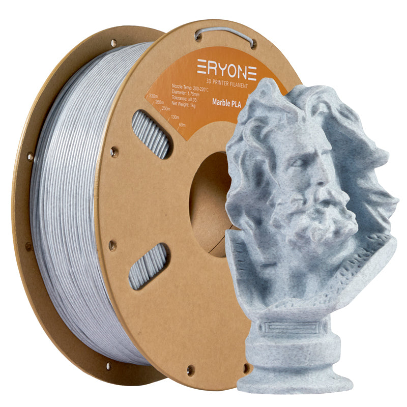 ERYONE Marble PLA Filament 1.75mm, Filamento de impresión 3D PLA para impresora/pluma 3D FDM, 1kg 1 carrete