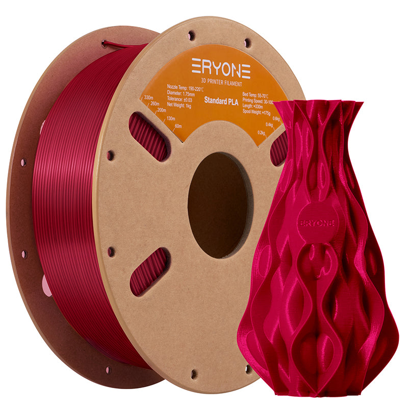 Filament pour imprimante 3D Eryone PLA 1.75mm, précision dimensionnelle +/- 0.05 mm 1kg (2.2LBS)/Pool