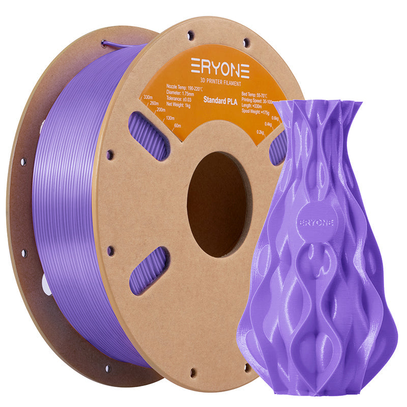 Filament pour imprimante 3D Eryone PLA 1.75mm, précision dimensionnelle +/- 0.05 mm 1kg (2.2LBS)/Pool