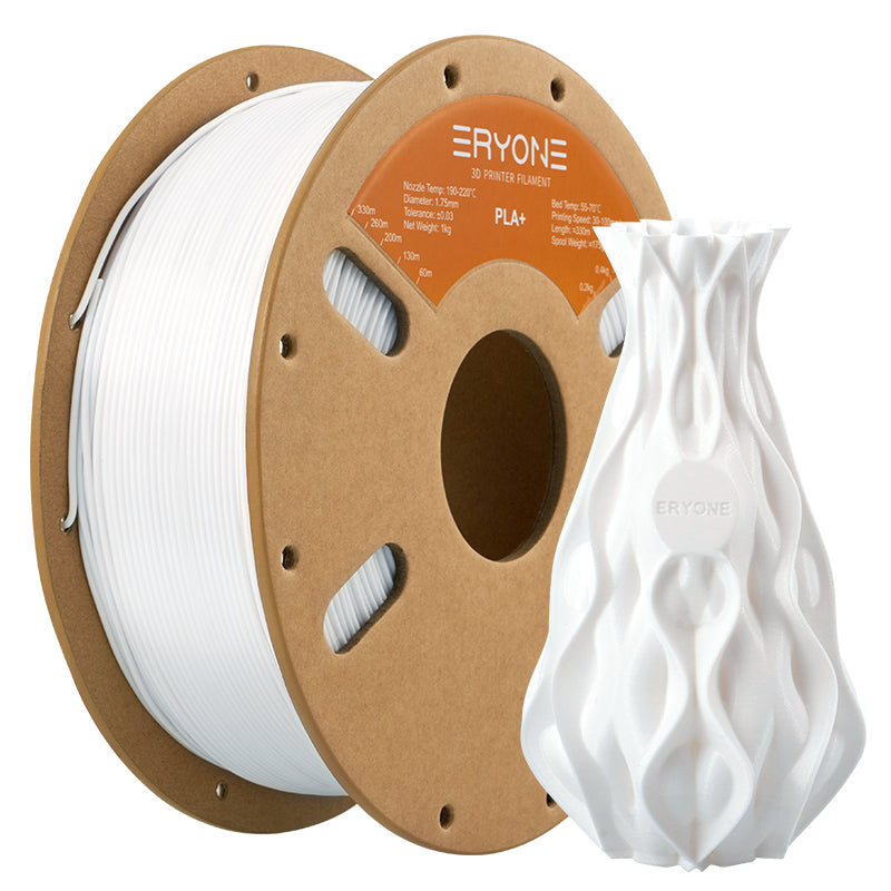ERYONE PLA+ Filamento para Impresora 3D, Precisión dimensional +/- 0.05 mm 1kg (2.2LBS)/Spool, 1.75mm