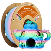 PLA Matte Gradient Dual-Color Filament - 1.75mm±0.03mm (1kg) - Gradient - Pink & Green & Blue