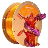 PLA Silk Triple-Color Filament - 1.75mm±0.03mm (1kg) - 1KG / RED&GOLD&PURPLE