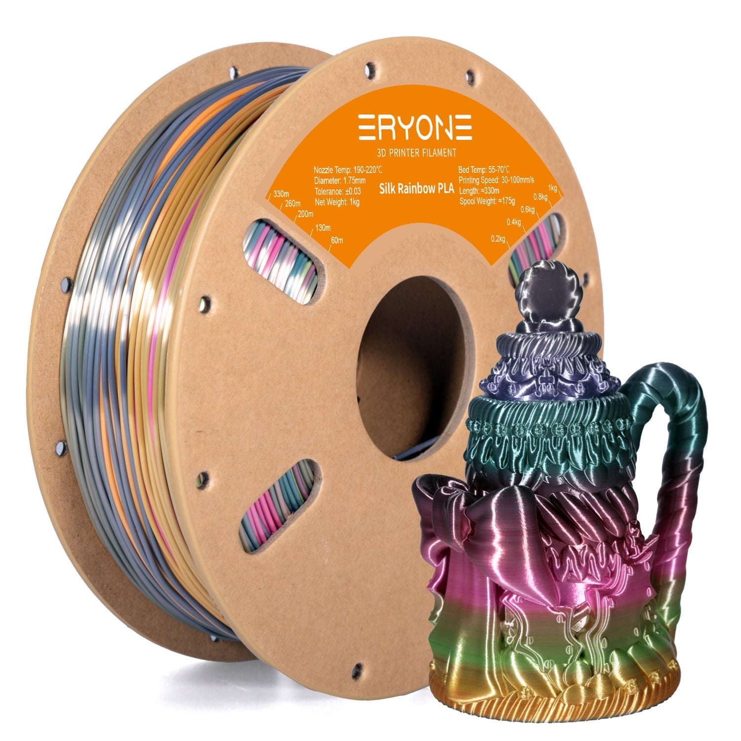 Pre-sale- ERYONE All Series PLA 3D Filament 1kg +FREE SHIPPING(MOQ:20 rolls,can mix color)