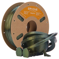 PLA Galaxy Sparkly Glitter Filament - 1.75mm±0.03mm (1kg) - Omega Nebula (Green Gold)