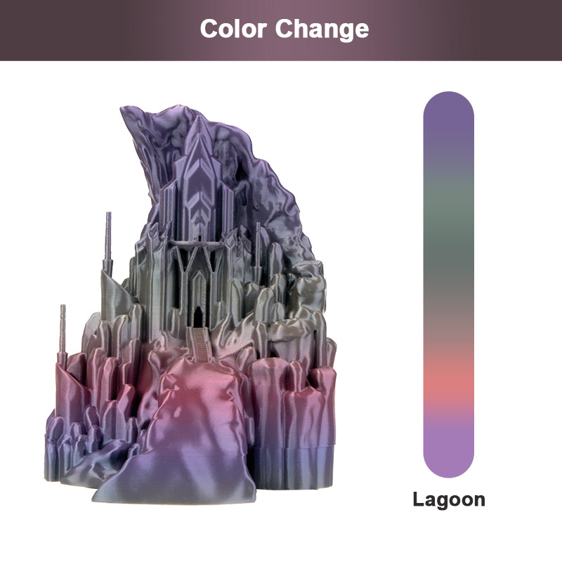 ERYONE 1kg/2.2lbs LAGOON RAINBOW PLA