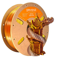 PLA Silk Triple-Color Filament - 1.75mm±0.03mm (1kg) - 1KG / GOLD&SILVER&COPPER