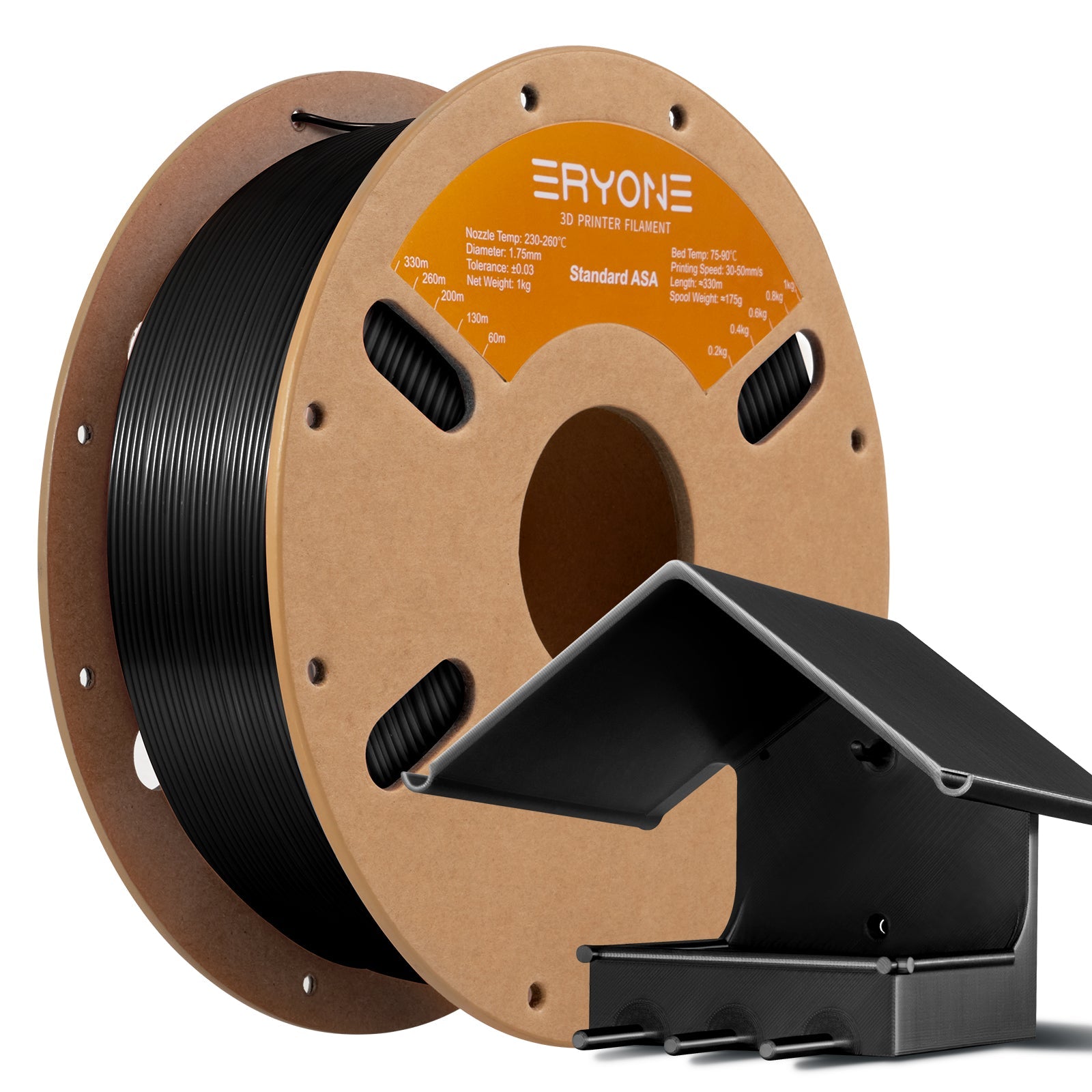 ERYONE ASA 3D-Druckerfilament 1,75 mm, Maßgenauigkeit +/- 0,05 mm, 1 kg (2,2 LBS)/Spule