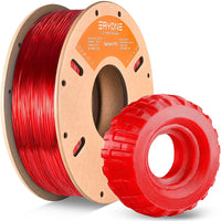 TPU Filament - 1.75mm±0.03mm (0.5kg & 1kg) - Transparent Red-0.5kg