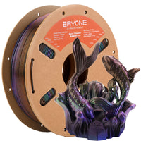 PLA Burnt Titanium Filament - 1.75mm±0.03mm (1kg) - Nebula (Dark Gold & Green & Blue-Purple)