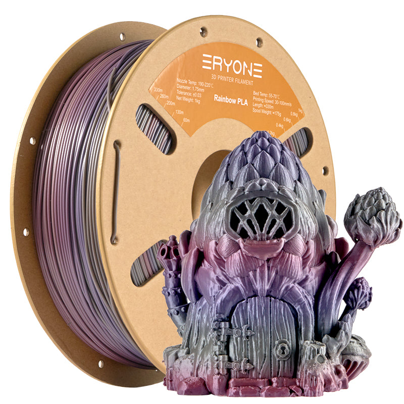 ERYONE 1kg/2.2lbs LAGOON RAINBOW PLA