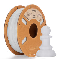 TPU Filament - 1.75mm±0.03mm (0.5kg & 1kg) - White-1kg