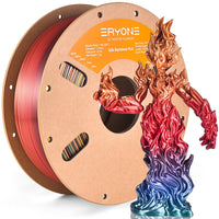 PLA Silk Rainbow Filament - 1.75mm±0.03mm (1kg) - Sunset rainbow