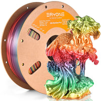 PLA Silk Rainbow Filament - 1.75mm±0.03mm (1kg) - Color palette rainbow