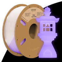 PLA  Glow Green in The Dark Filament - 1.75mm±0.03mm (1kg) - Purple