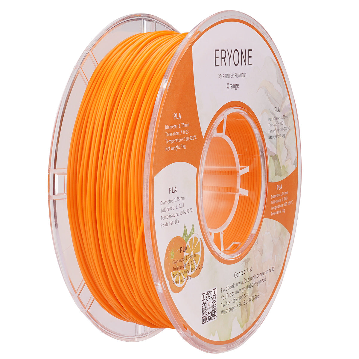 ERYONE 1kg (2.2LBS)/Spool 1.75mm Scented 3D Printer Filament, Dimensional Accuracy +/- 0.05 mm