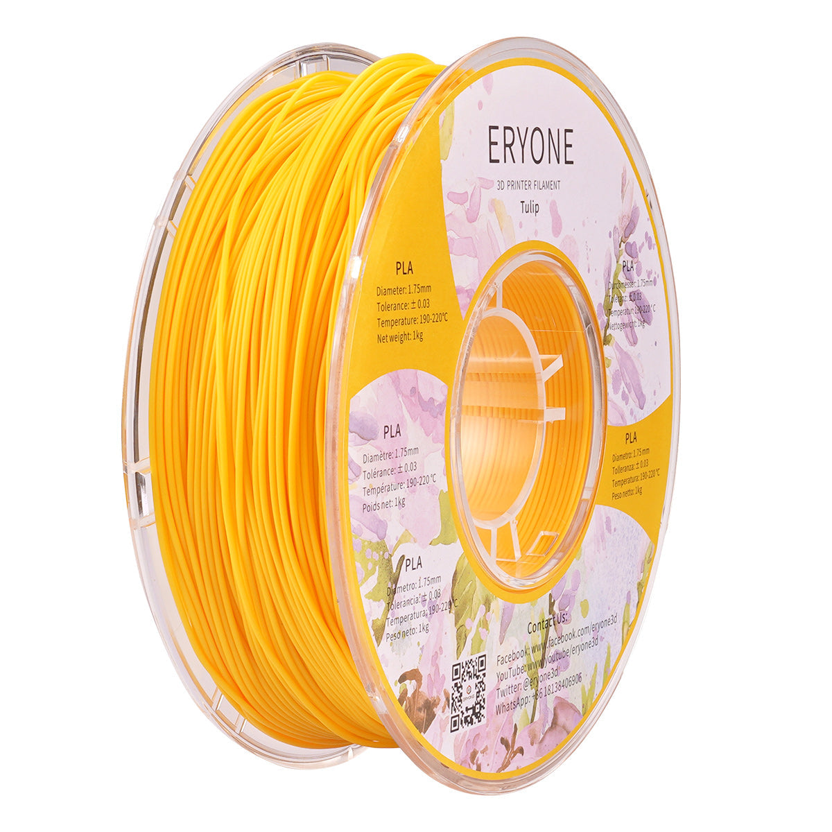 ERYONE 1kg (2.2LBS)/Spool 1.75mm Scented 3D Printer Filament, Dimensional Accuracy +/- 0.05 mm