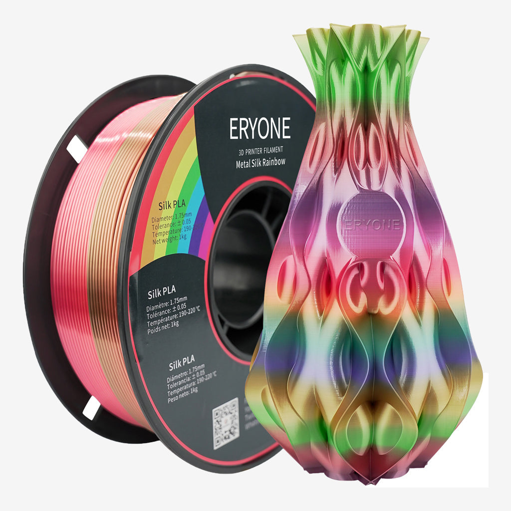 ERYONE Rainbow PLA Filamento 1.75mm Filamento para Impresora 3D 1kg /Spool